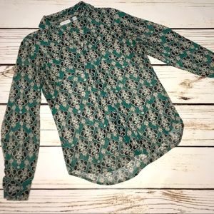 New York & Co Button Down Lightweight Blouse